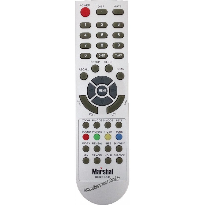 کنترل تلویزیون مارشال GK22G1-C60