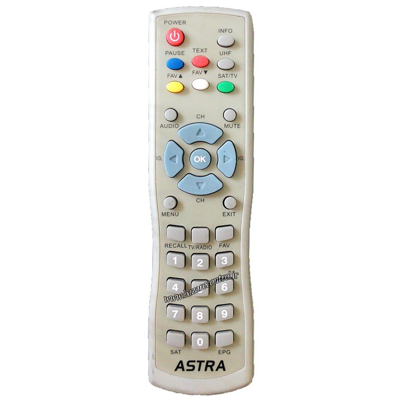 کنترل دستگاه ASTRA